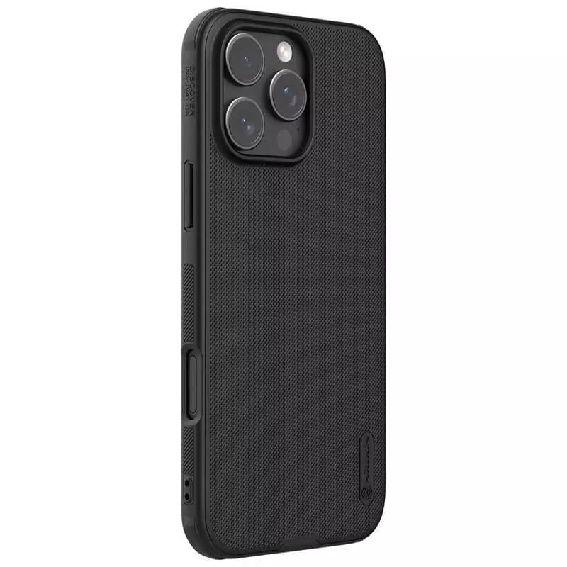 Противоударный Чехол Nillkin Matte Magnetic Pro для Apple iPhone 16 Pro (6.3") Черный/Black