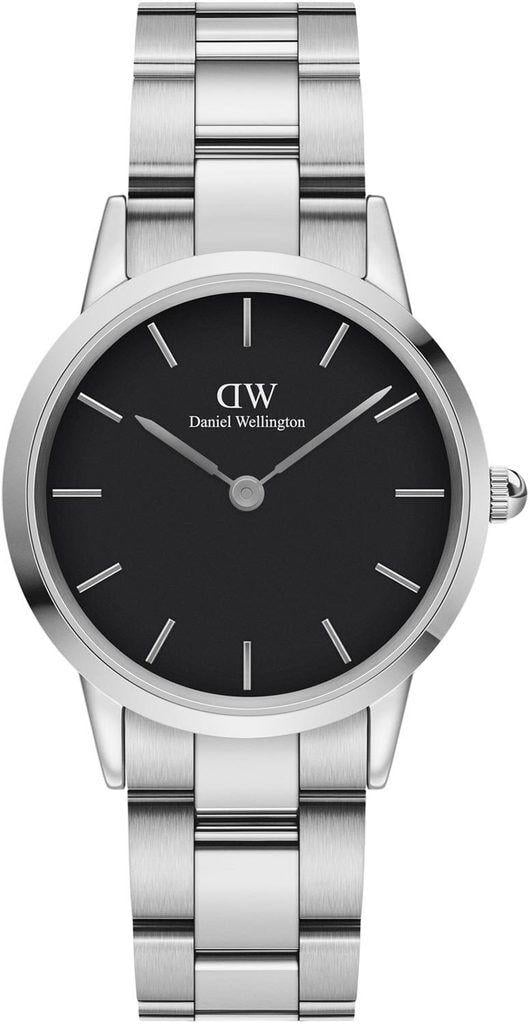 Годинник кварцевий Daniel Wellington DW00100206 Iconic Link 32 Silver Black