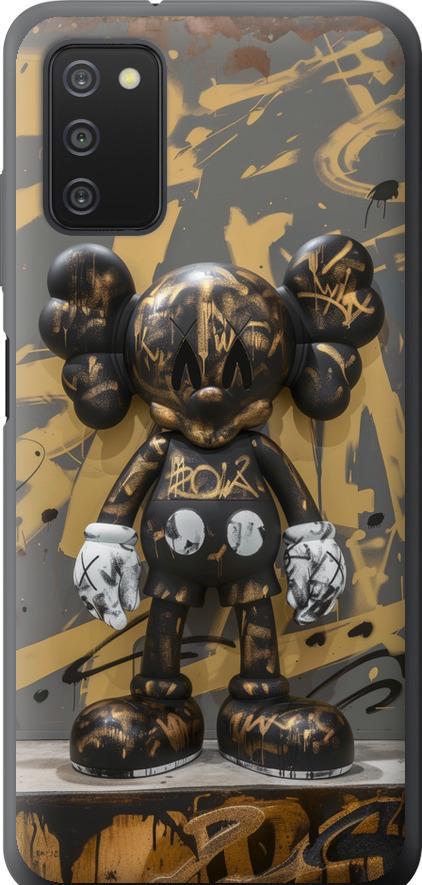 Чехол на Samsung Galaxy A03s A037F Bronze kaws (6097u-2381-42517)
