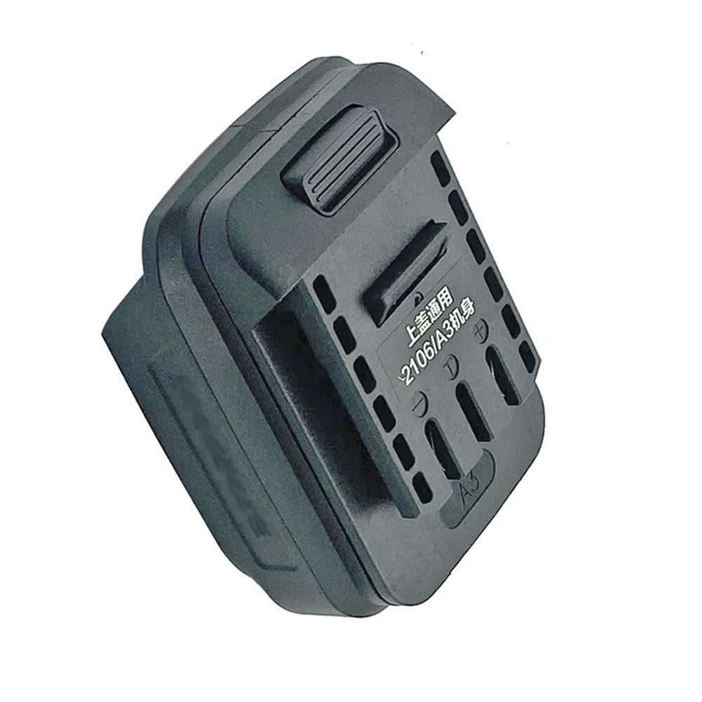 Адаптер-перехідник акумуляторний для інструменту Dayi A3/2106 48V 88F з акумулятора Makita 18V Li-Ion пластик Чорний (29738618) Адаптер-перехідник акумуляторний для інструменту Dayi A3/2106 48V 88F з акумулятора Makita 18V Li-Ion пластик Чорний (29738618)