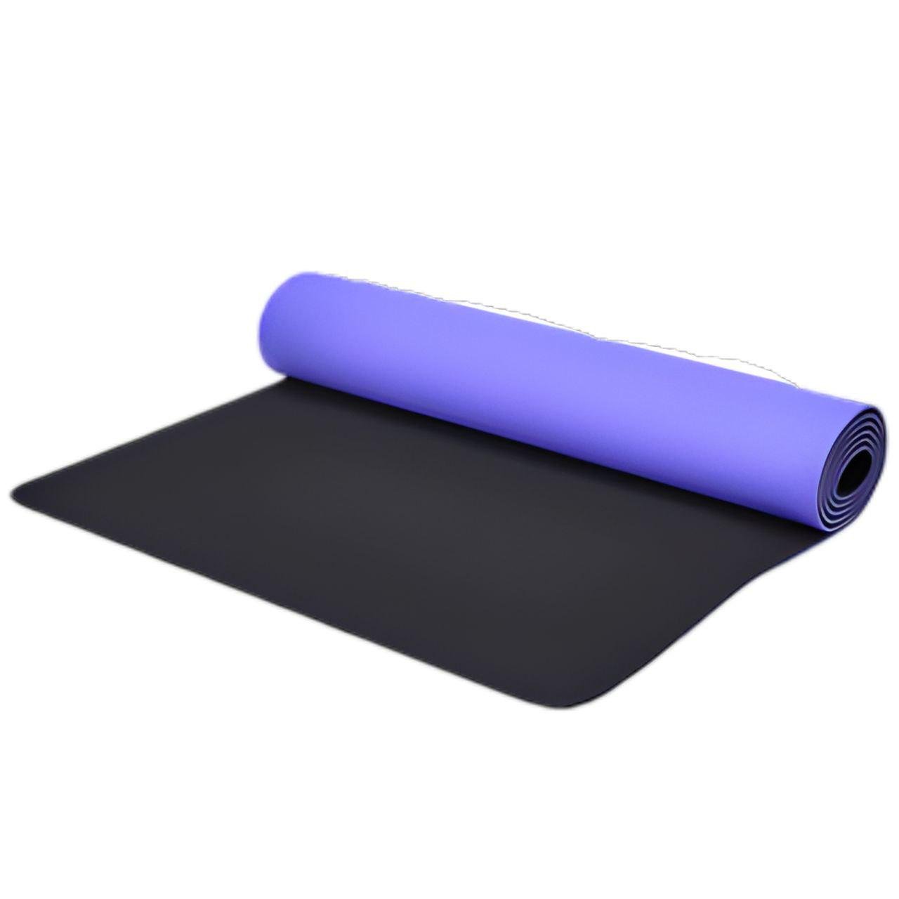 Йогамат MS 0613-24 TPE 183х61х0,6 см нескользящий Синий с черным Йогамат MS 0613-24 TPE 183х61х0,6 см нескользящий Синий с черным