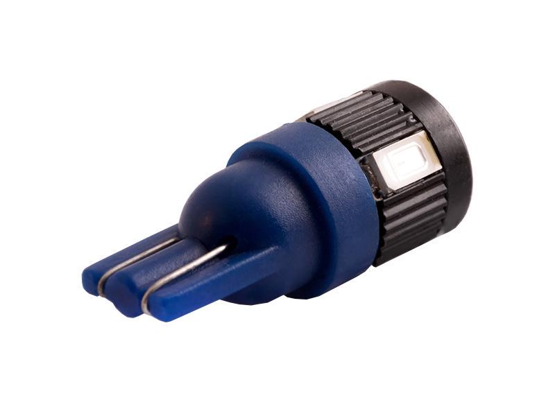 Автомобильная лампа светодиодная LEDUA T10-5630-6 SMD 12V Синий (1082) - фото 3