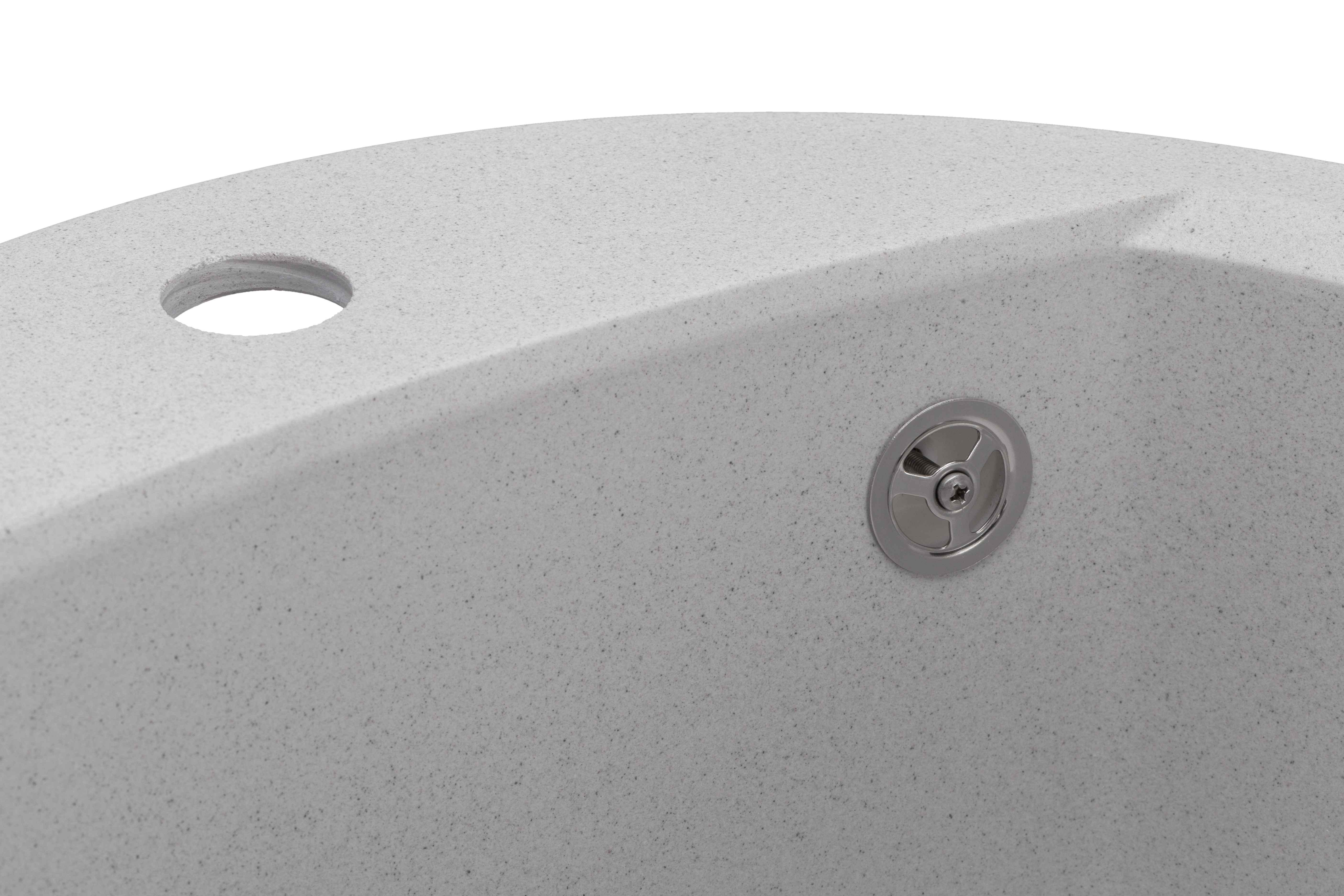 Мойка для кухни Granado Ronda 490х470х200 мм Gris - фото 3 Мойка для кухни Granado Ronda 490х470х200 мм Gris - фото 3