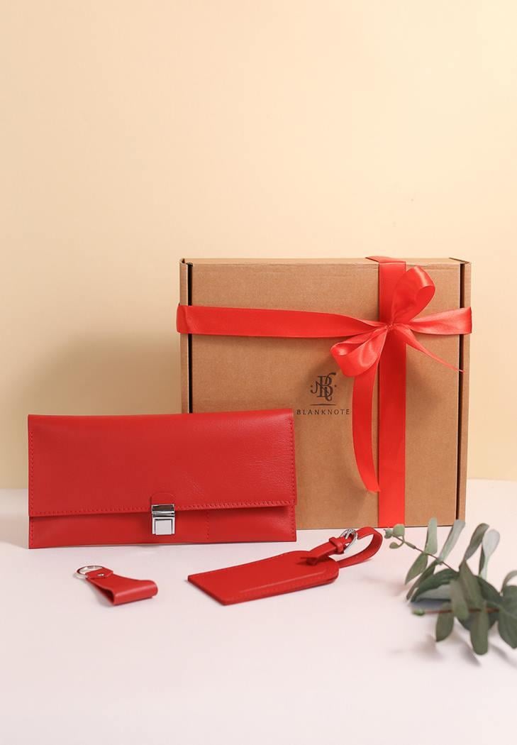 Набор кожаных аксессуаров для путешественника Сантьяго (A-027319)