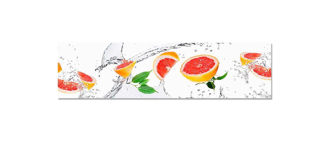 Наклейка виниловая на кухню Zatarga Грейпфруты 650х2500 мм (1262637322)