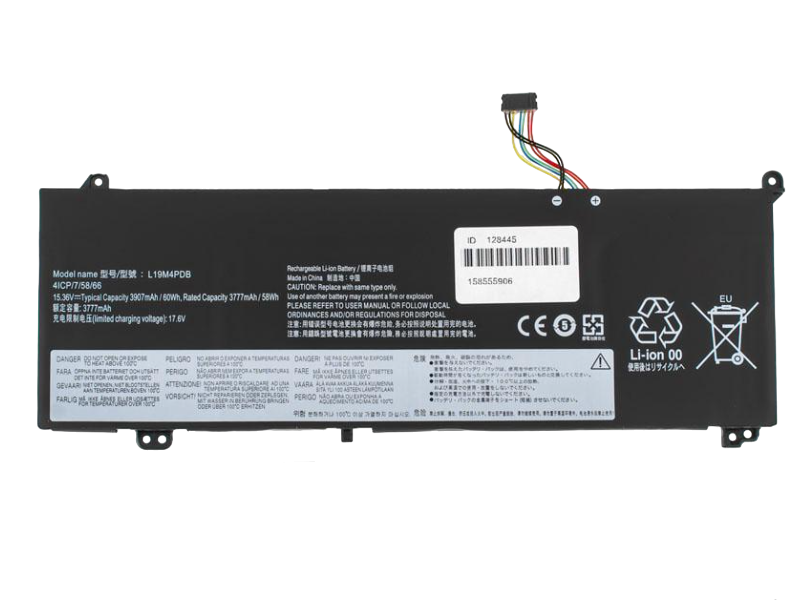 Аккумулятор для ноутбука Lenovo ThinkBook 14s Yoga ITL 3910 mAh 15,44V (148014)