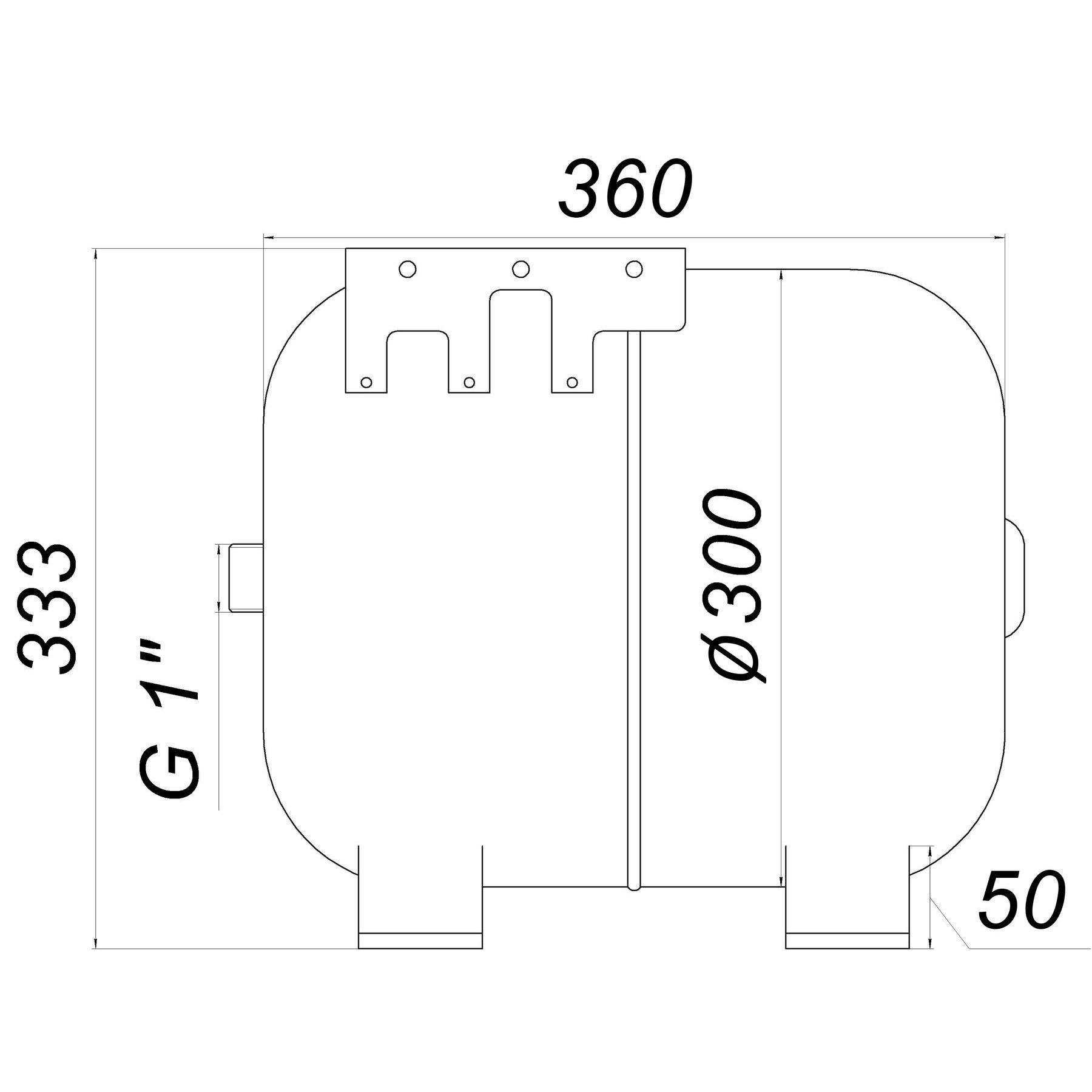 Гидроаккумулятор с фиксированной мембраной Zilmet HYDRO-pro 24 л 10 бар (11A0002434) - фото 6