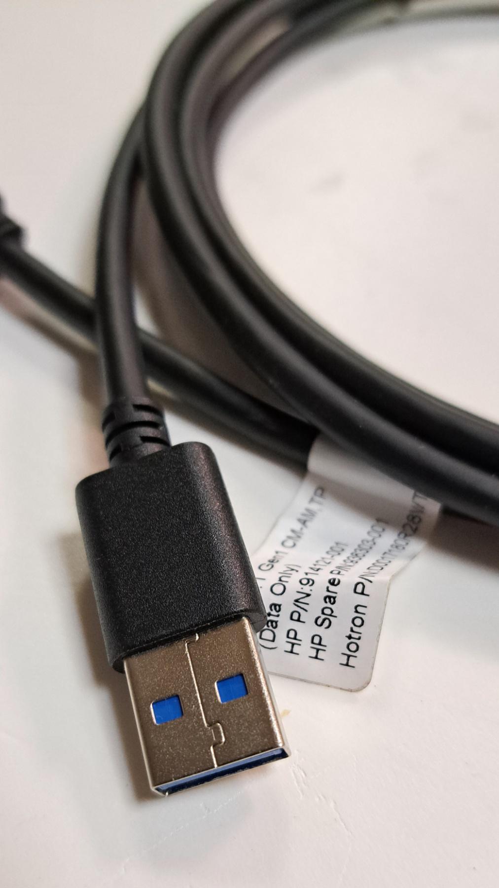 Кабель HP USB-C на USB-A 3,1 Gen1 CM-AM TM HP P/N 914121-001 - фото 3