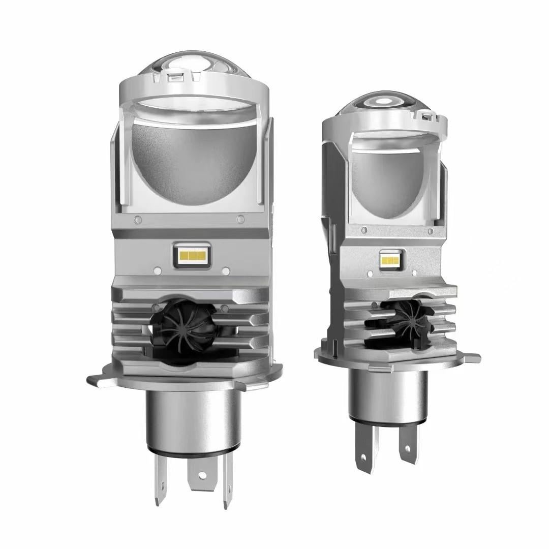 Автомобильные BI-LED мини-линзы BI-LED линзы H4 100W с двойными светодиодами (S59ME)