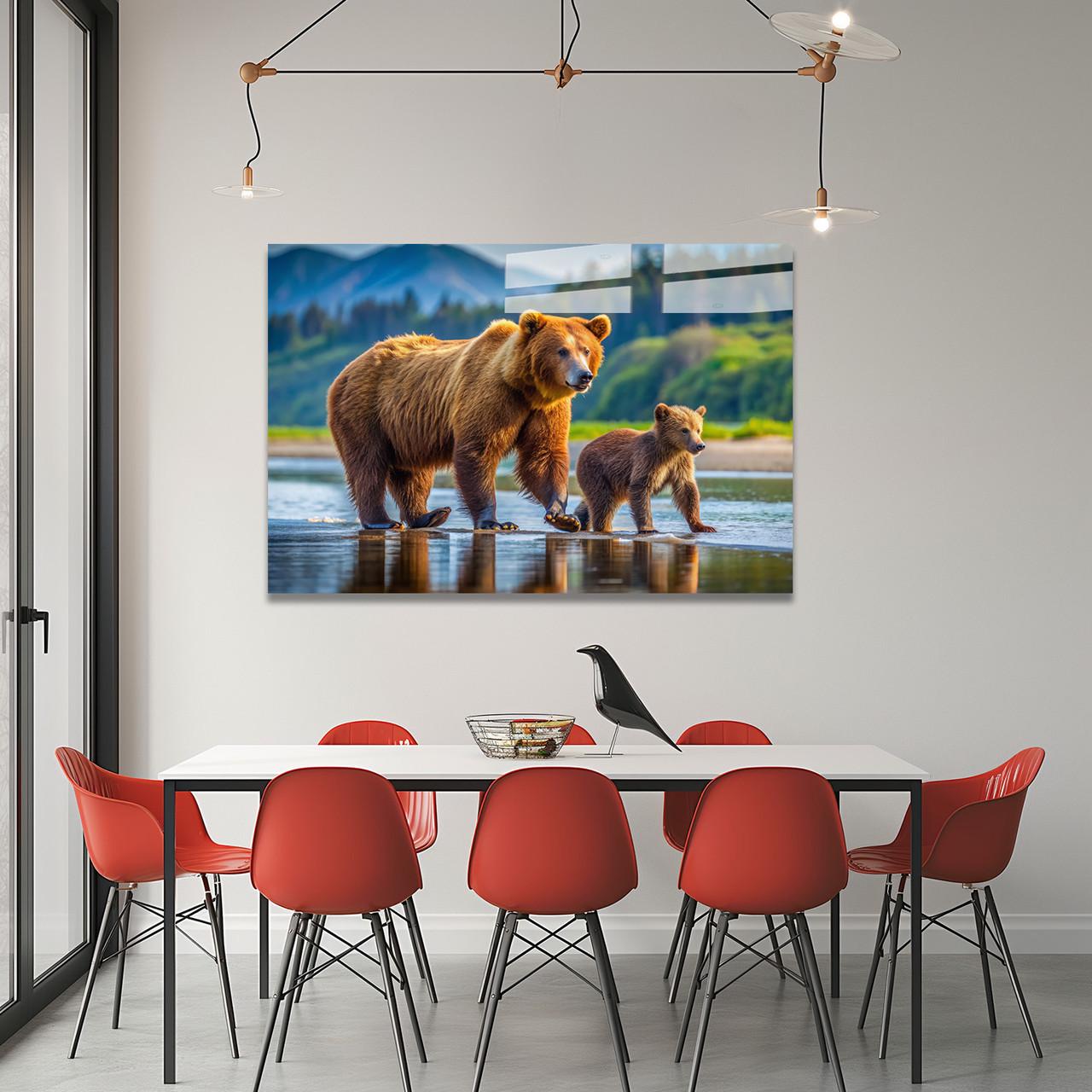 Картина на стекле NovellaPrint Материнская забота 75х50 см (412.2)