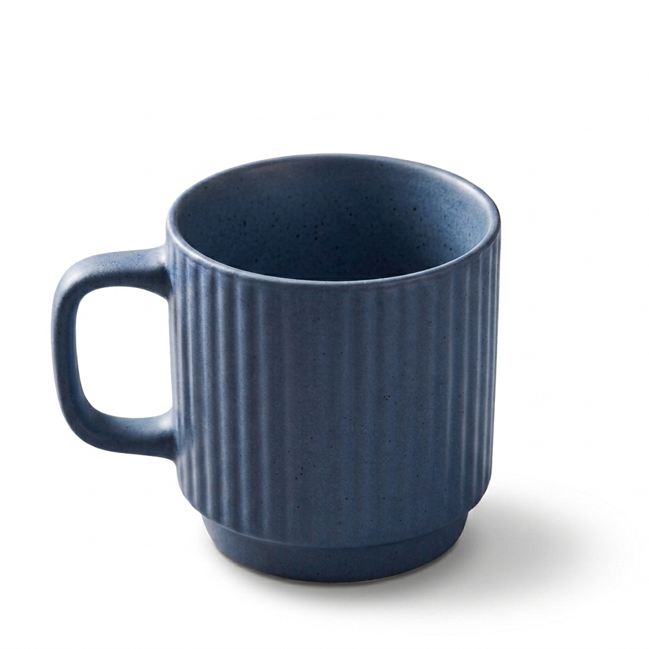 Кружка керамическая для чая и кофе Milika DailyHue DarkBlue 270 мл (M0420-47F-012B-A1096)