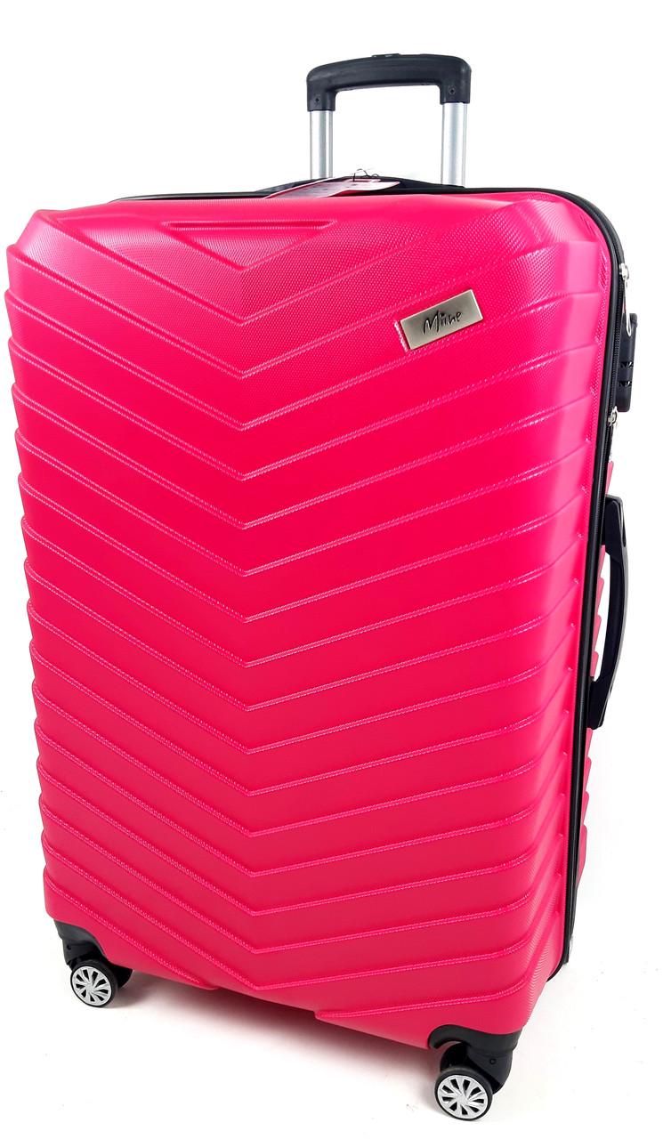 Чемодан пластиковый на 4-х колесах Mine 115 л Фиолетовый (1511-2)