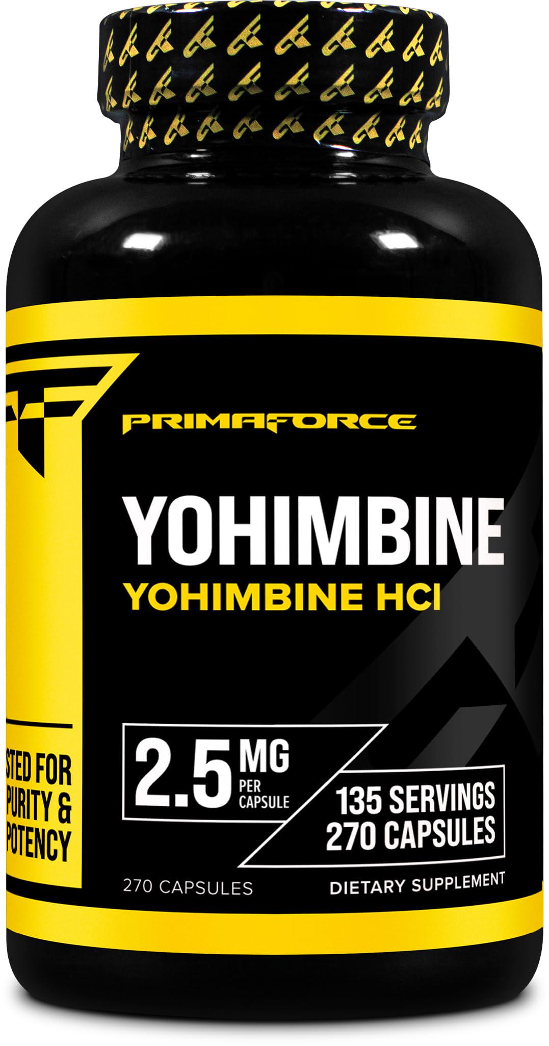 Йохимбин Primaforce Yohimbine HCl 2,5 мг 270 кап.