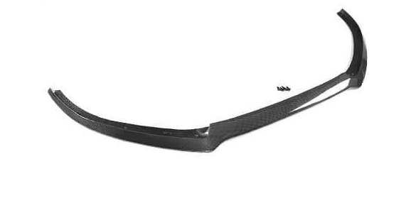 Накладка на передний бампер DDCarbon Lip V3/S-Line 2014-2018/Audi A6 C7 2011-2017 гг. карбон фактура под карбон (133082)