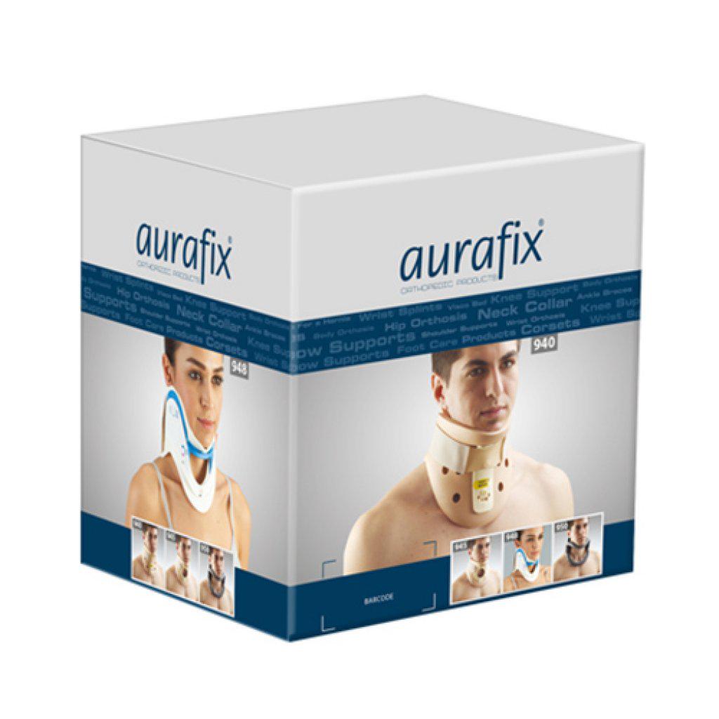 Ортез бандаж для шиї Aurafix Філадельфія 945 жорсткий S (945_Aurafix) - фото 5