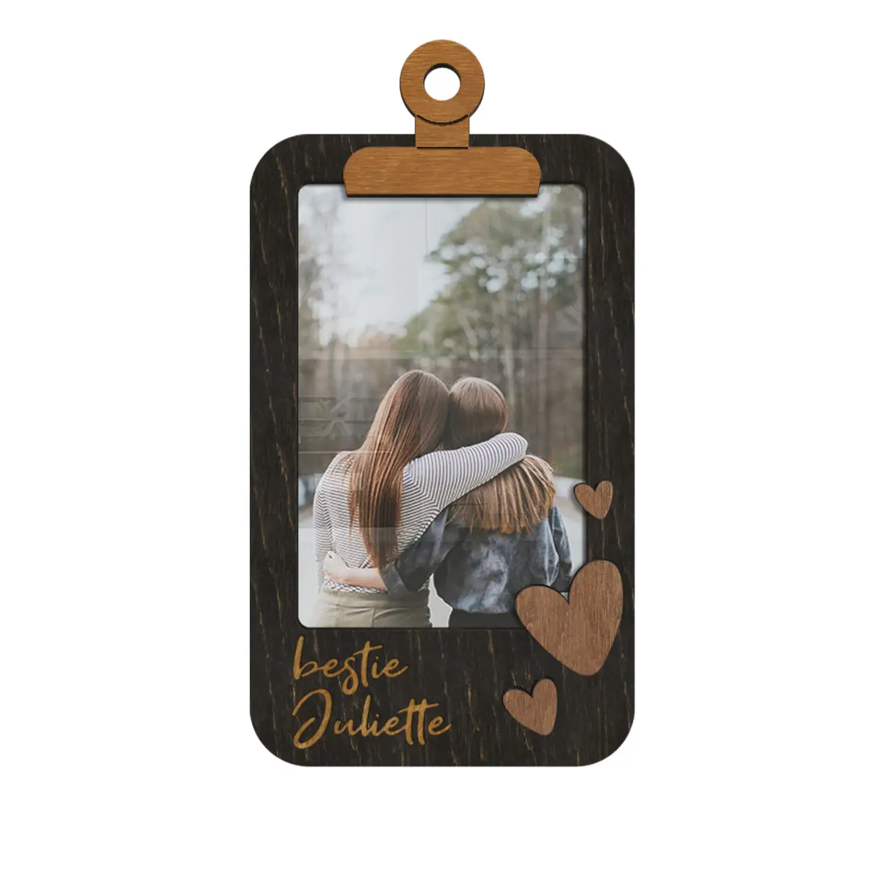 Фоторамка-планшет персонализированная на 1 фотографию Черный (clothespins_hearts_4x6-2) - фото 1 Фоторамка-планшет персонализированная на 1 фотографию Черный (clothespins_hearts_4x6-2) - фото 1