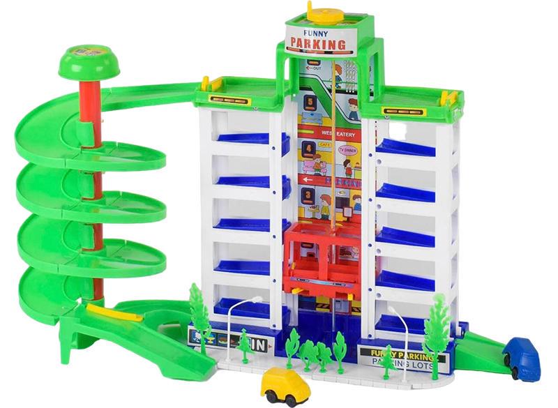 Игрушечный гараж TK Group 922/12 4 машинки/аксессуары/в коробке (25470362)