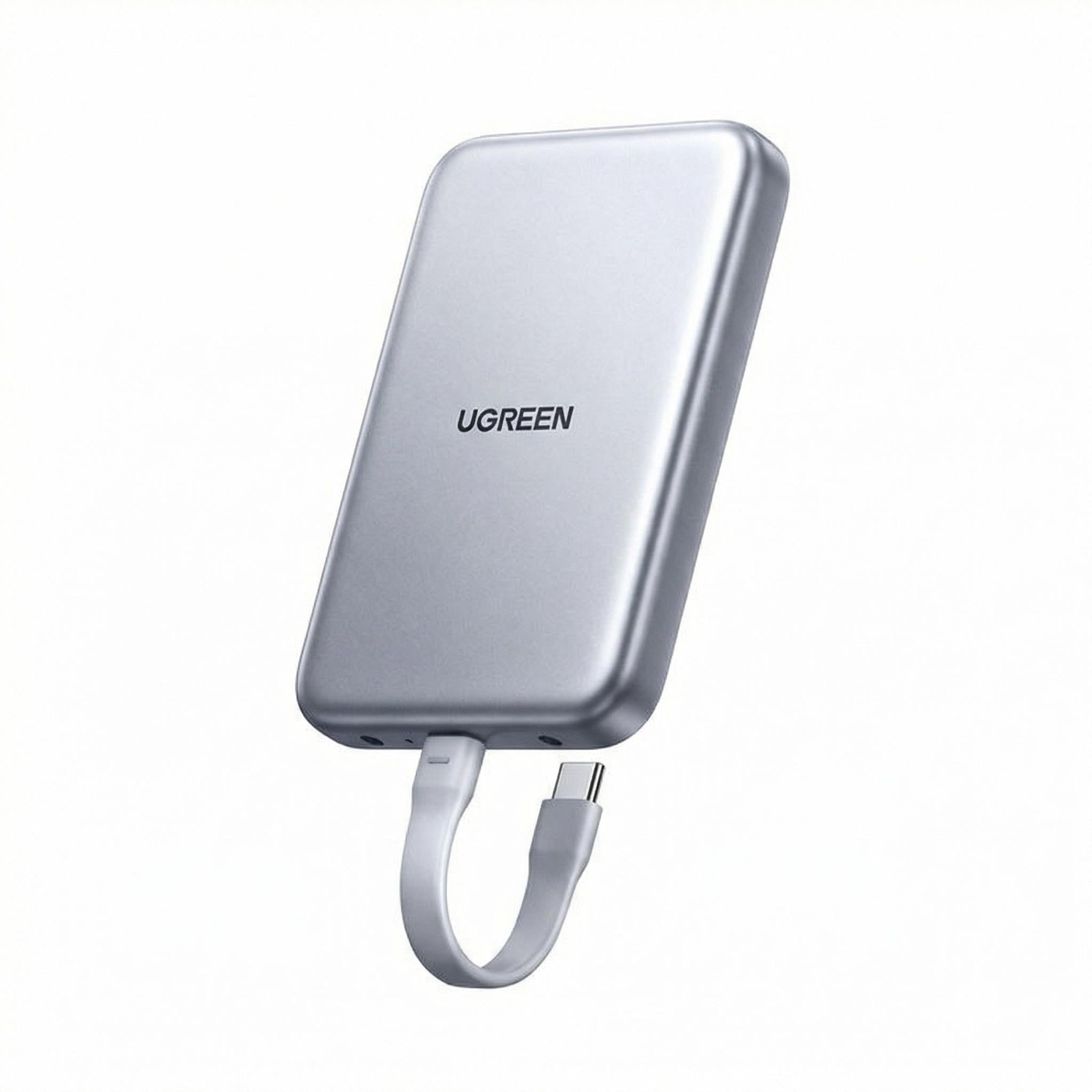 Карман внешний магнитный UGREEN D619 M.2 NVMe 10 Гбит/с Серый (65891)