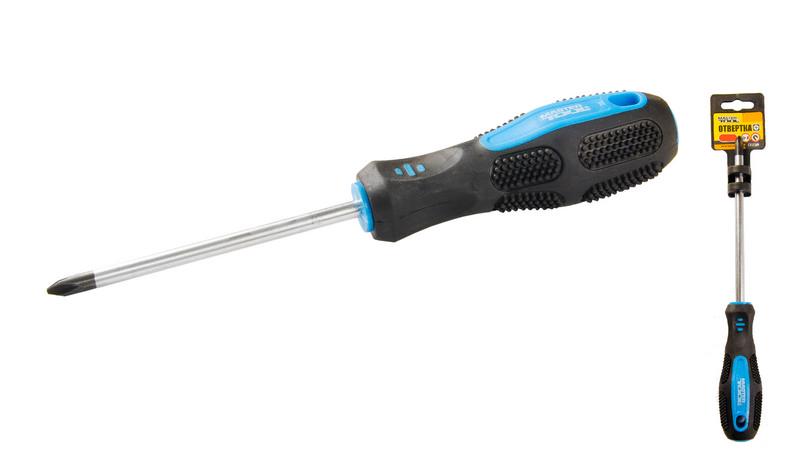 Отвертка крестовая Mastertool РН2х100 мм (48-5210)