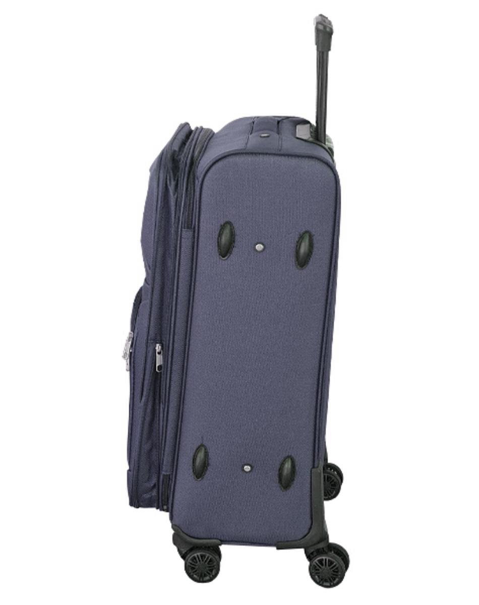 Чемодан тканевый Wings 6018 большой 4 колеса Темно-синий (Vt00272) - фото 3 Чемодан тканевый Wings 6018 большой 4 колеса Темно-синий (Vt00272) - фото 3