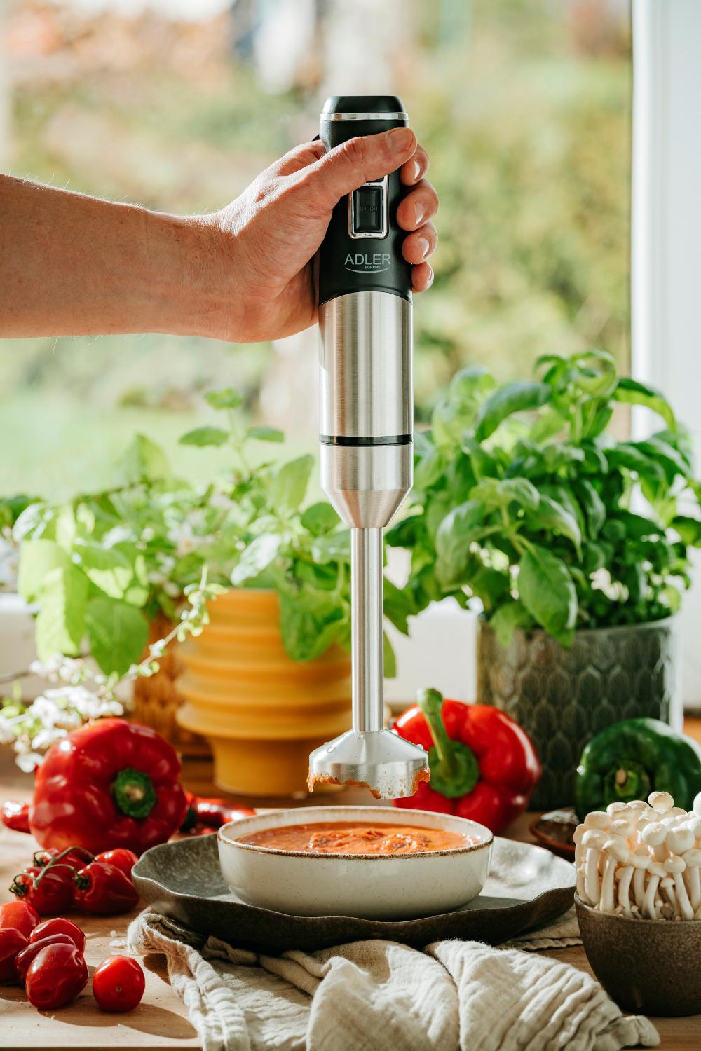 Блендер ручний занурювальний Adler AD 4628 Turbo Ice Crush B без чаші 1500 Вт lack (AD4628) - фото 9