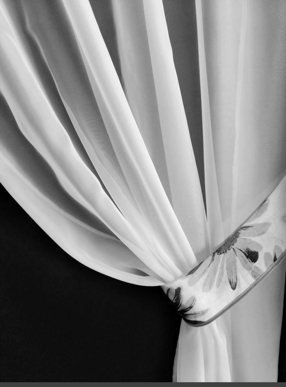 Занавеска шифоновая с ламбрекеном и подхватами 3х1,65м - фото 5 Занавеска шифоновая с ламбрекеном и подхватами 3х1,65м - фото 5