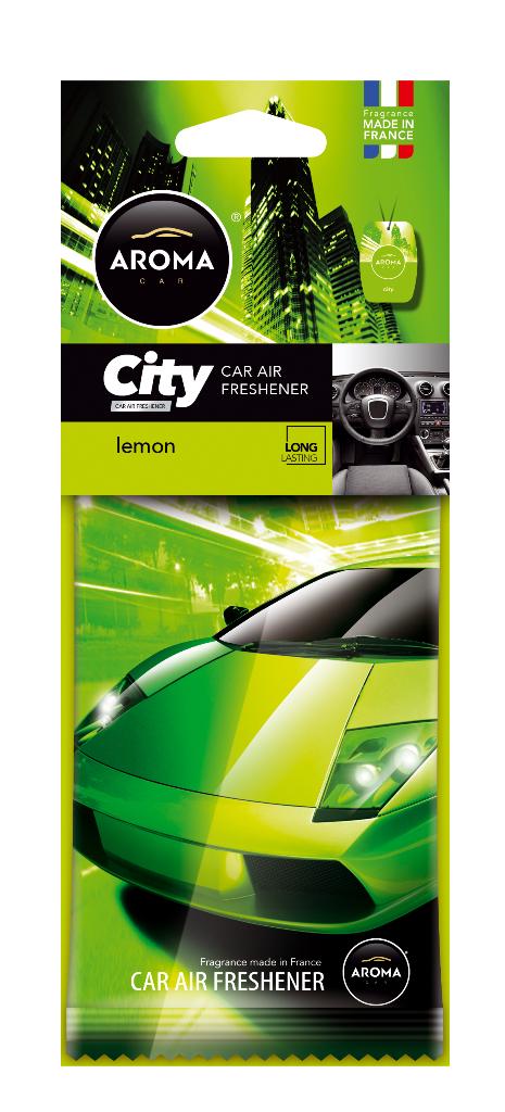 Ароматизатор Aroma Car City Card Lemon (27450-9d216)