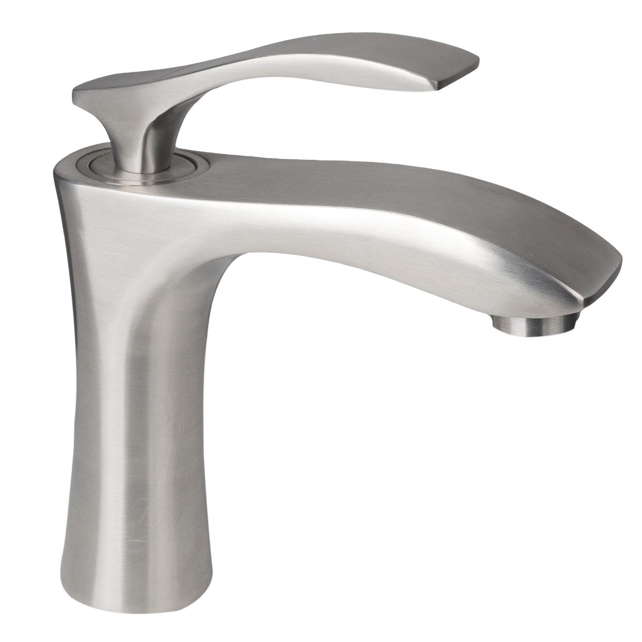 Смеситель для умывальника Platinum Germece 8537 PLS-A20223 однорычажный Сатин (151389)