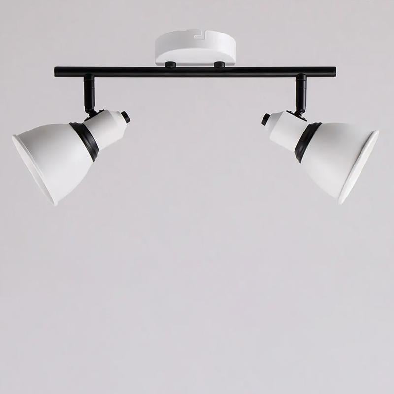 Стельова люстра Light House S-18120/2 420х100х225 мм Білий/Чорний