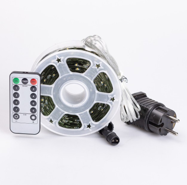 Гирлянда Роса нить с пультом 2000 LED 200 м от сети зеленый провод Синий - фото 1 Гирлянда Роса нить с пультом 2000 LED 200 м от сети зеленый провод Синий - фото 1