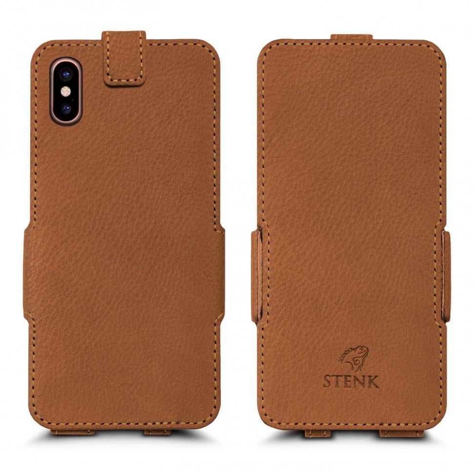 Чехол флип Stenk Prime для Apple iPhone Xs Max Camel (62637)