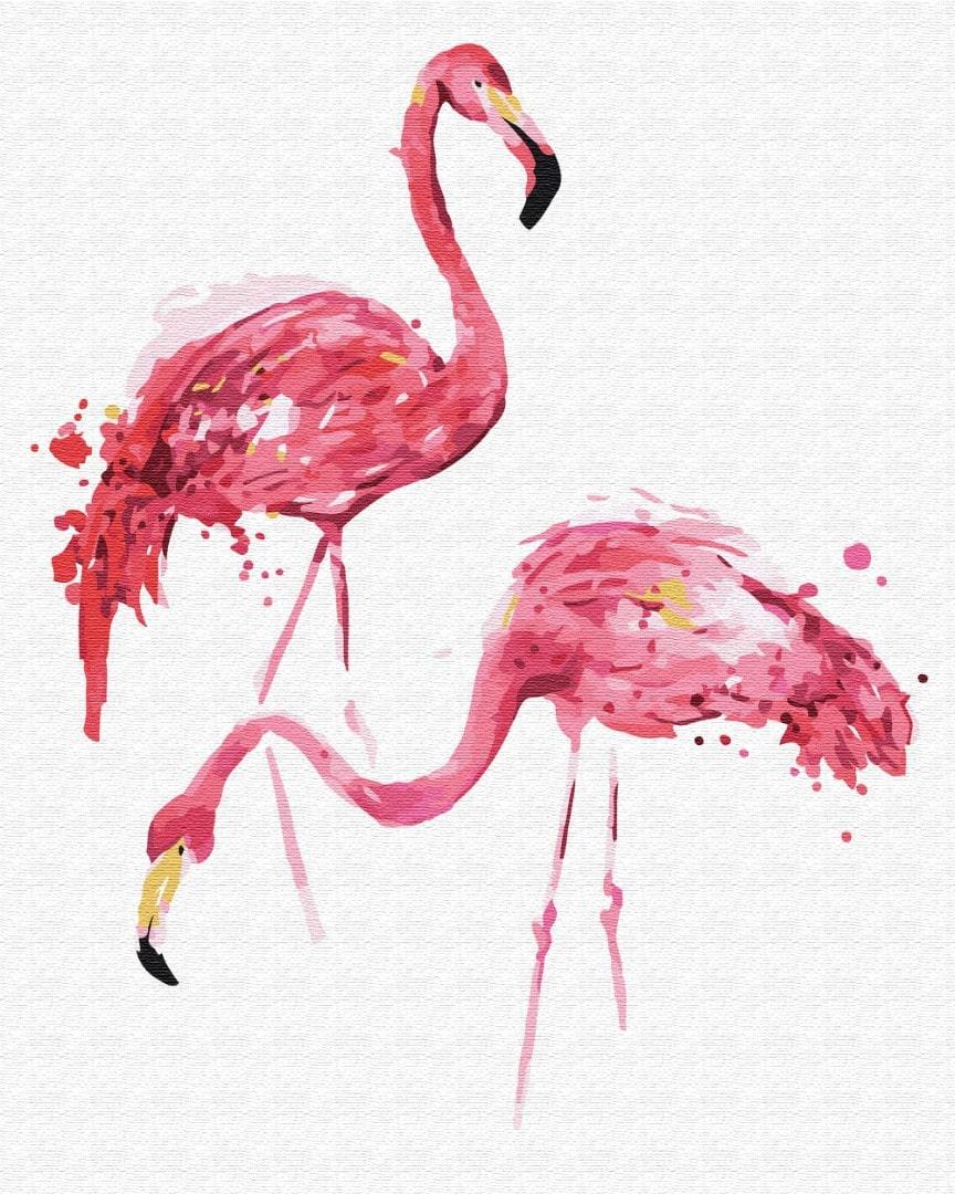 Картина за номерами Brushme GX3771 Фламінго 40x50 см (1289182224)