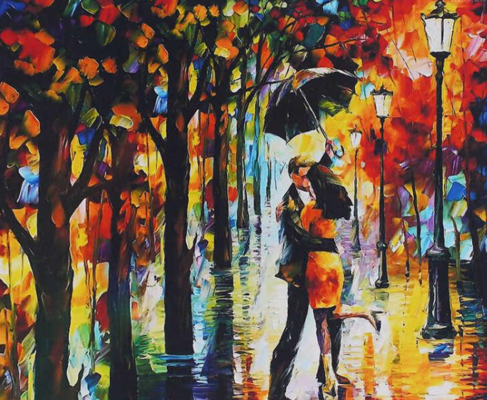 Картина за номерами TK Group 31477 30 Закохані 40х30 см (84678)