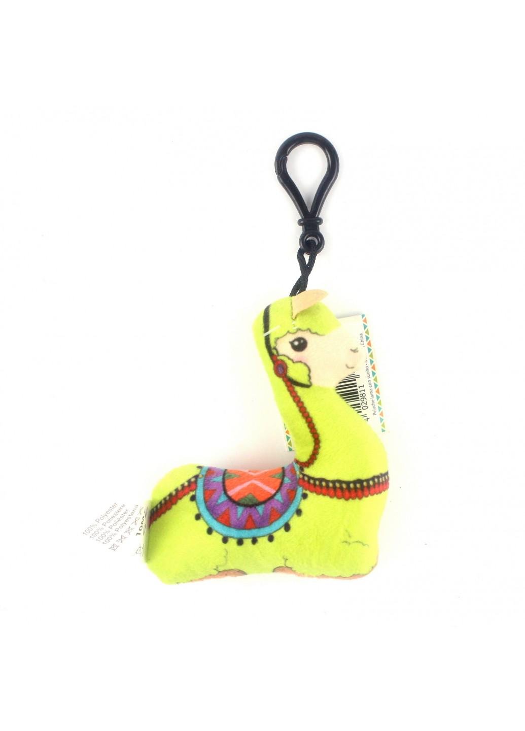 Брелок-іграшка плюшева Музична лама Салатовий (61/6890-2)