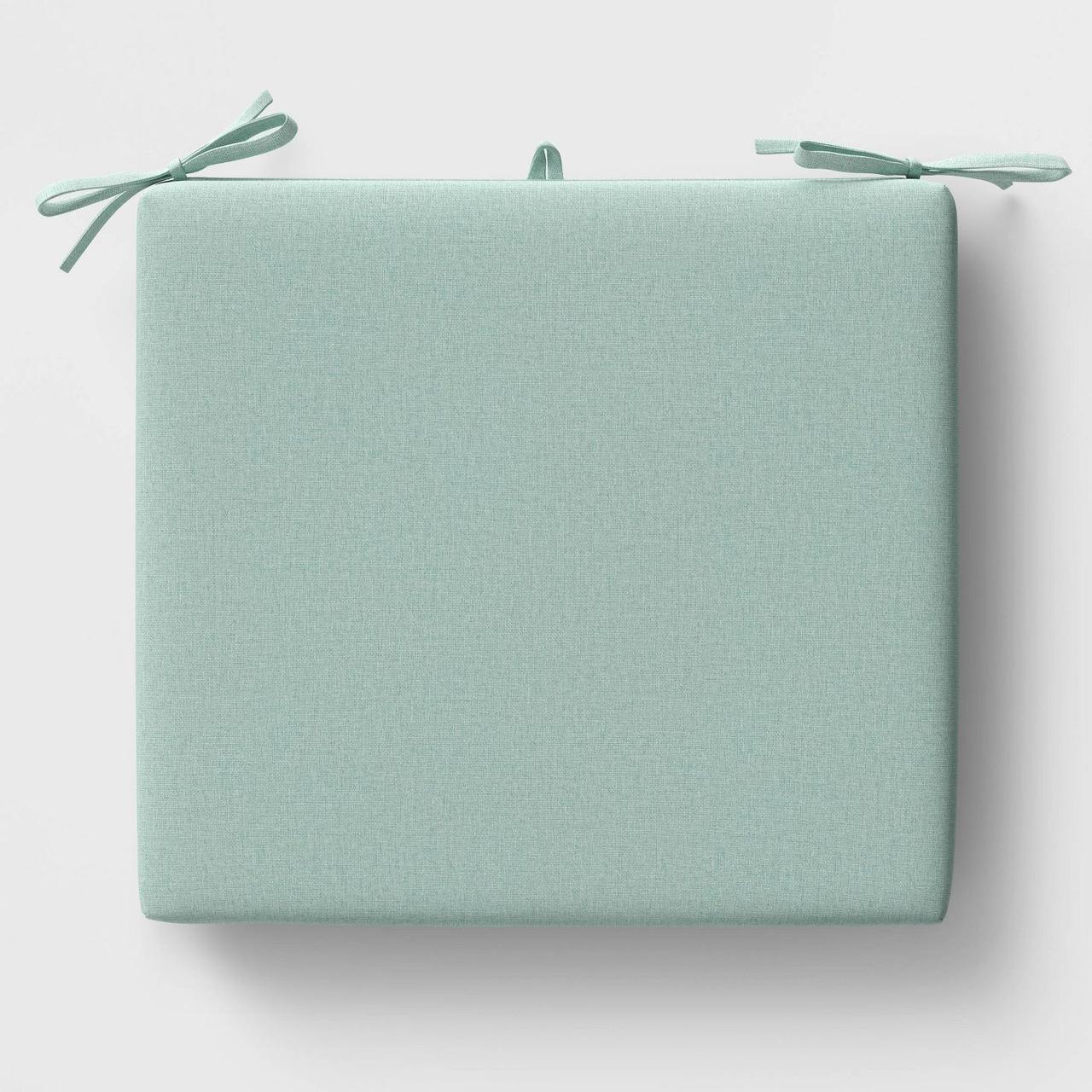 Подушка на стілець/лавку BIG YETI 40x5x40 см квадратна тканина бавовна Ментоловий (1507141181)