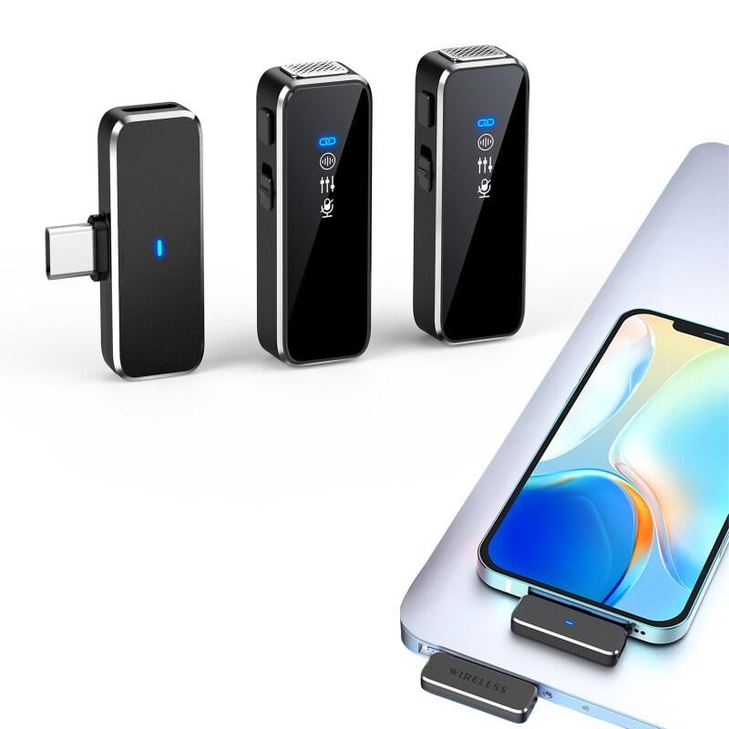 Мікрофон петличний бездротовий подвійний N3 для Android Type-C - фото 5