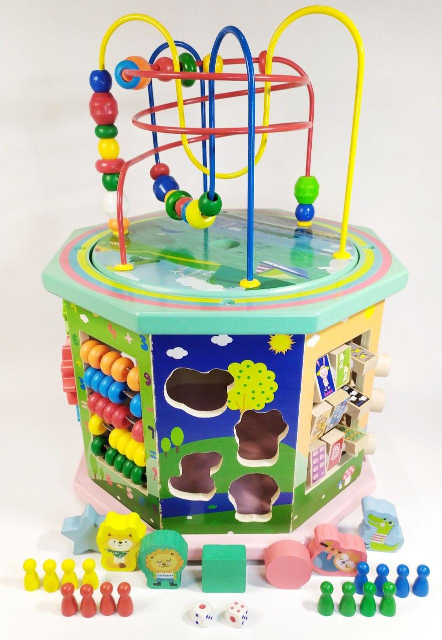 Деревянная развивающая обучающая игрушка уникуб Limo toy - фото 10 Деревянная развивающая обучающая игрушка уникуб Limo toy - фото 10