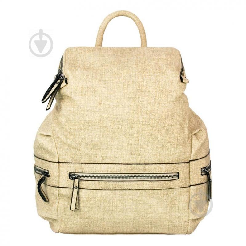 Рюкзак городской BackPack Tissue-Peel 34х25х13 см Бежевый (20965)