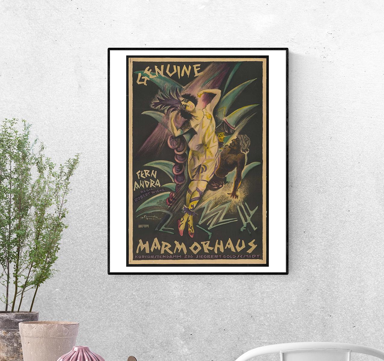 Постер Генуина - история вампира 1920 г. режиссёр Роберт Вине формат А-5 (Afisha1857004_Poster)