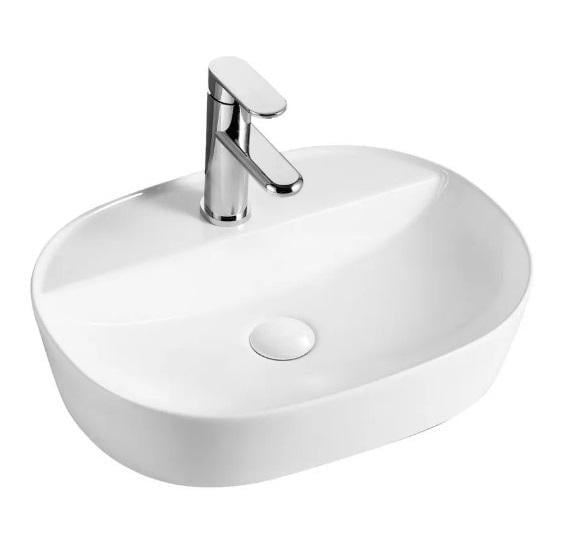 Накладная раковина MIXXUS Premium ELLIPSE-0203 с отверстием под смеситель (MP6678)