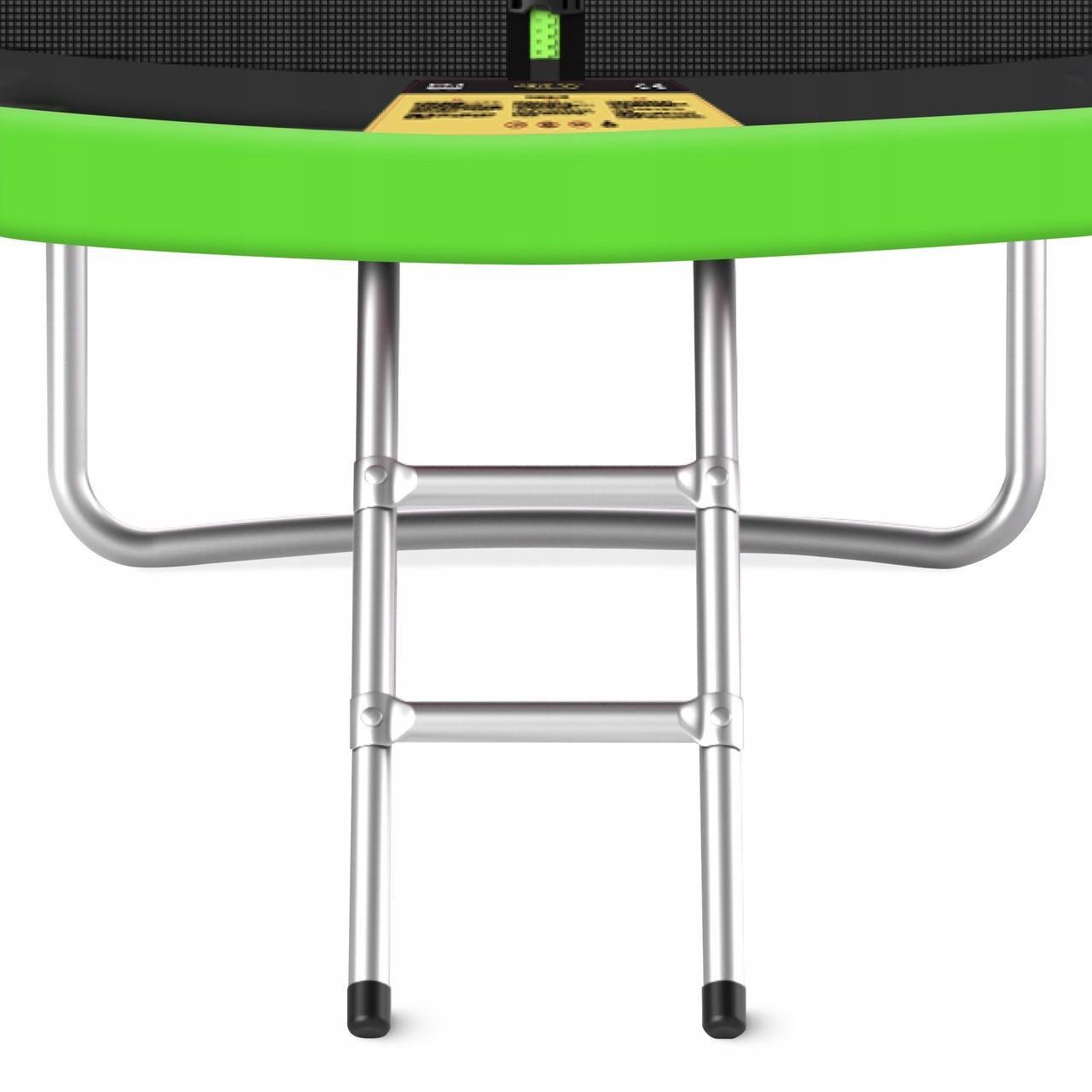 Батут із внутрішньою сіткою 4FIZJO PRO 10FT 312 см Black/Green (P-5907739314178) - фото 5 Батут із внутрішньою сіткою 4FIZJO PRO 10FT 312 см Black/Green (P-5907739314178) - фото 5