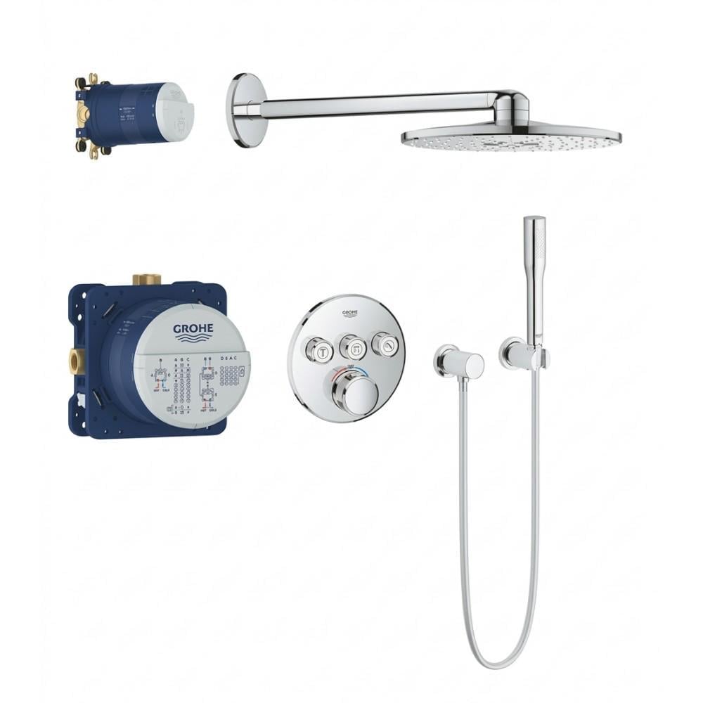 Душевая система Grohe Grohtherm SmartControl с термостатом латунь Хром (37521205)