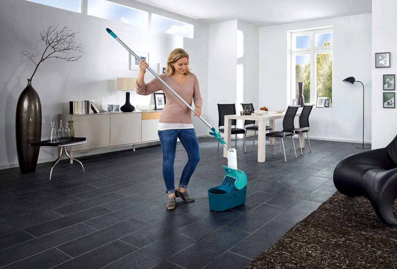 Ведро для уборки Leifheit Profi 55080 Profi Compact с прессом для отжима 8 л (26357390) - фото 12