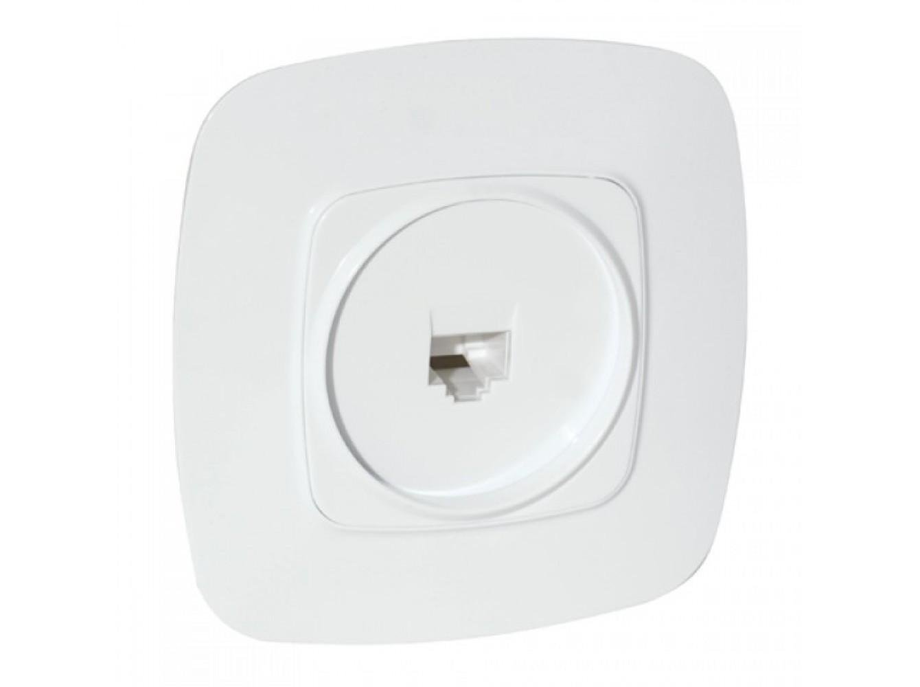 Розетка встроенная HOROZ ELECTRIC компьютерная ELA Белый (112-007-0011-010)