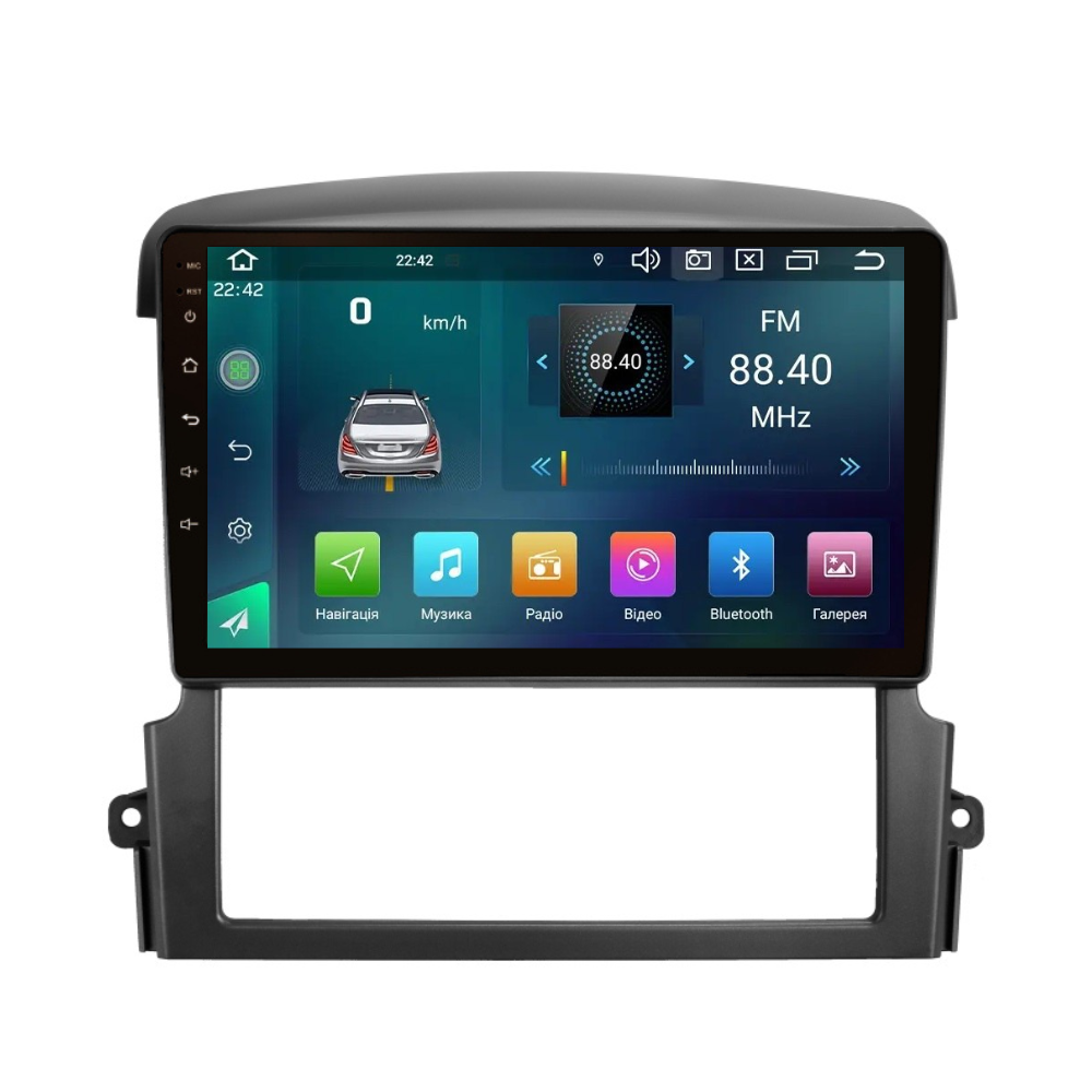 Магнитола штатная CYCLONE C9 CPL GSM Carplay 2/32 GB 4G для Kia Sorento 2006-2009 г. (AR-81224)