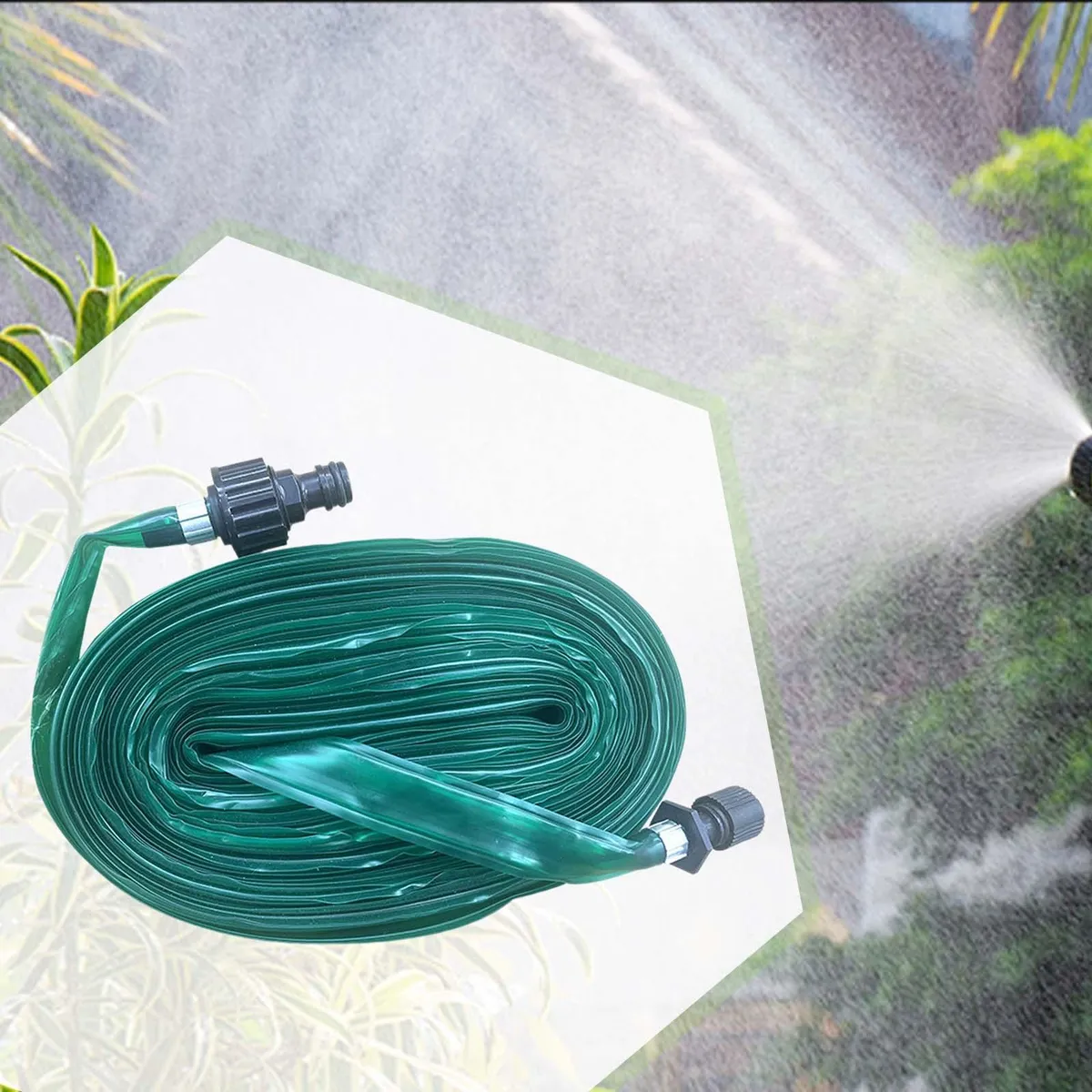 Садовый шланг 10 м с капельным орошением - фото 3 Садовый шланг 10 м с капельным орошением - фото 3