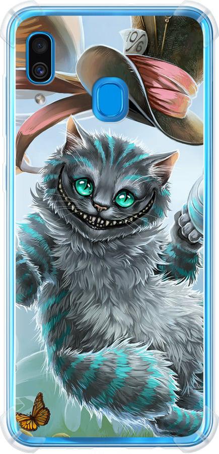 Чехол на Samsung Galaxy A20 2019 A205F Чеширский кот 2 (3993sp-1761-42517)