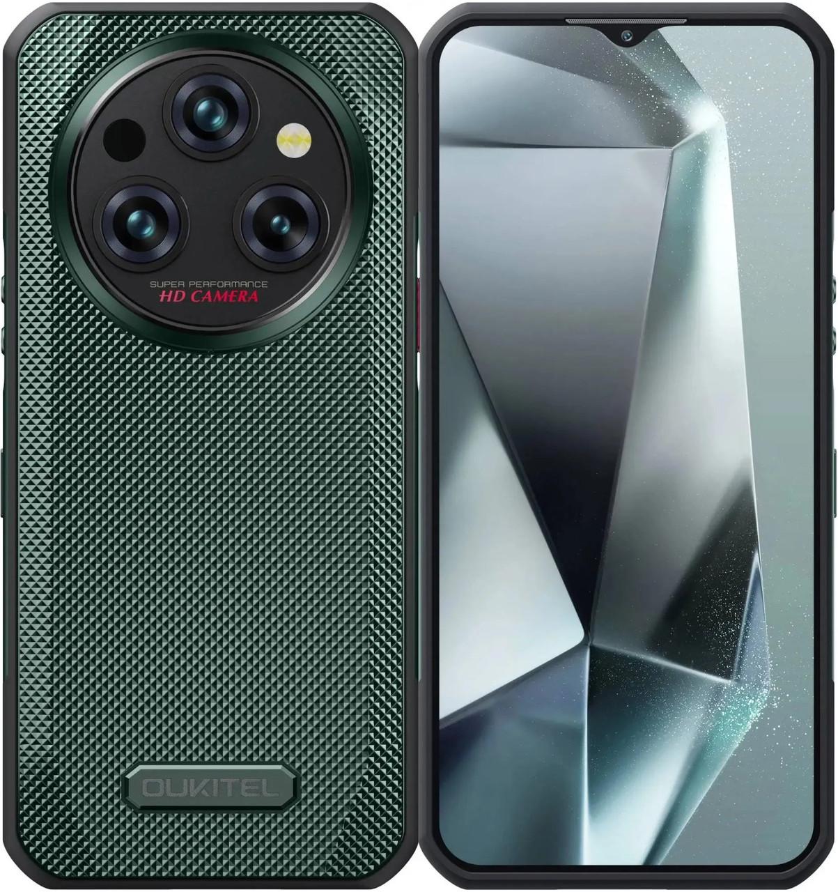 Смартфон Oukitel WP35 Pro 5G 12/512 Гб Global Version Green (2581850748) - фото 1