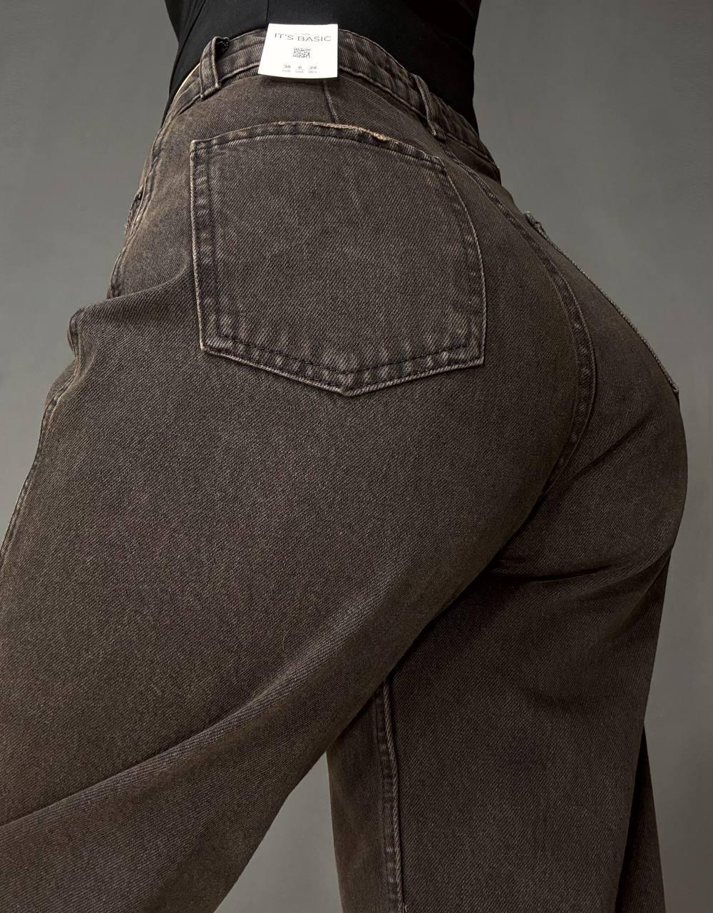 Джинсы женские ITS Basic 3066-2 MOM RELAX MOOD р. 38 Коричневый (5710) - фото 2 Джинсы женские ITS Basic 3066-2 MOM RELAX MOOD р. 38 Коричневый (5710) - фото 2