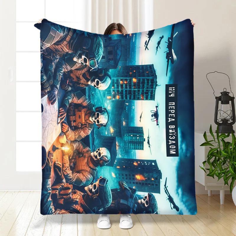 Плед-покрывало Выезд плюш/велюр полуторное 160х200 см Синий (17708854) Плед-покрывало Выезд плюш/велюр полуторное 160х200 см Синий (17708854)